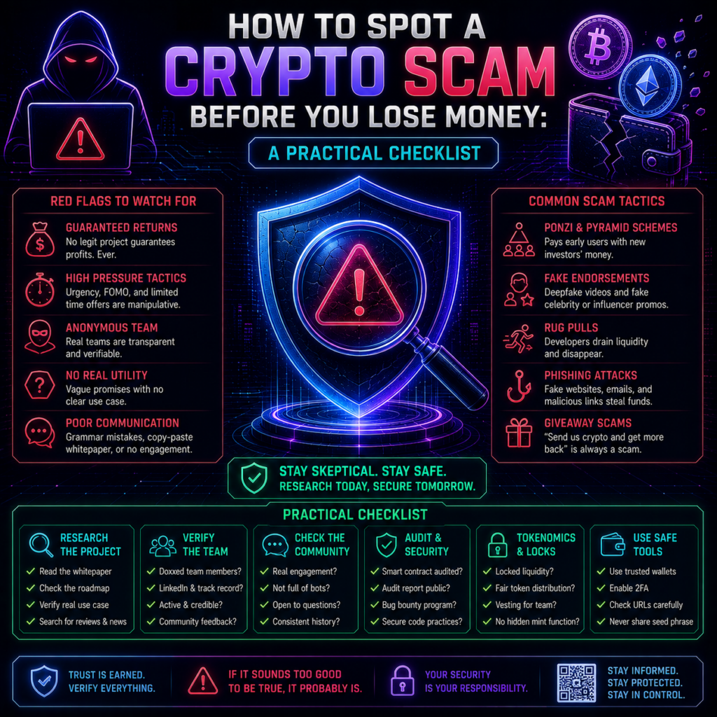 how to spot a crypto scam
