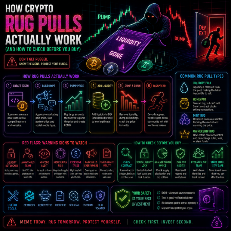 how do crypto rug pulls work