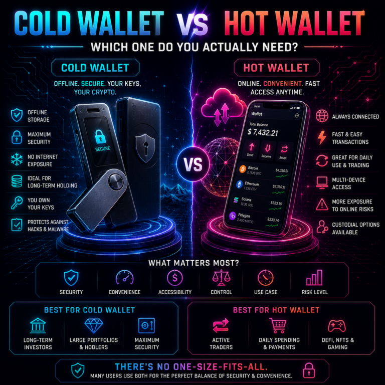cold wallet vs hot wallet